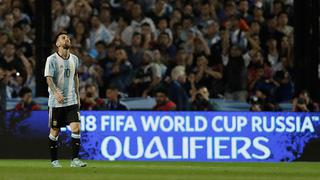Perú empató con Argentina y Lionel Messi se fue buscando consuelo [VIDEO]