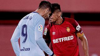 Se fue echando humo: Morata explicó la expulsión ante Mallorca que lo deja sin derbi ante el Madrid