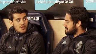 Mensaje a Zidane: Isco y Morata ironizaron de sus suplencias con esta comparación [VIDEO]