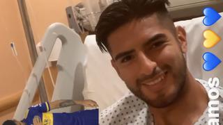 Ni la operación lo detiene: así celebró Carlos Zambrano desde la clínica el gol de Boca al DIM por Copa Libertadores 2020