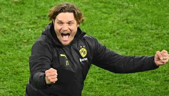 Edin Terzic fue DT interino del Dortmund en 2021 tras la salida de Favre. (Foto: Reuters)