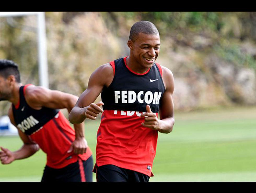 Kylian Mbappé retornó a los entrenamientos con el AS Mónaco
