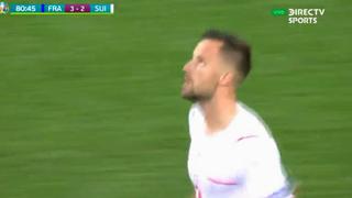 Para ponerle emoción: Seferovic decretó el 3-2 en el Francia vs. Suiza por la Eurocopa [VIDEO]
