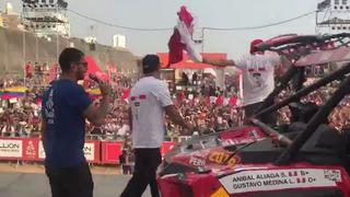 “Viva el Perú...”: la alegría de Aníbal Aliaga al momento de partir en el Dakar 2019 [Video]