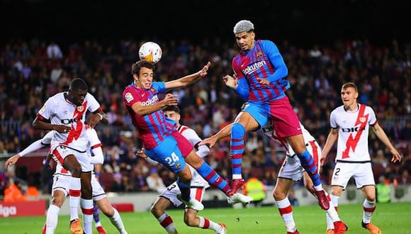 Barcelona vs. Rayo Vallecano en partido en Camp Nou por LaLiga. (Foto: Getty Images)