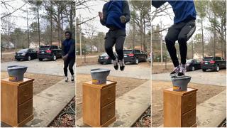 Desfiando las leyes de la física y tu vista: el salto ‘imposible’ de realizar no apto para cualquiera [VIDEO]