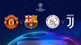 Agenda: Champions League 2019 con Barcelona-Manchester United y Juventus - Ajax hoy por cuartos de final