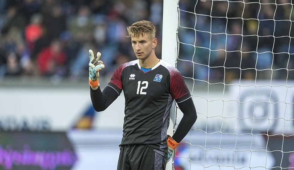 Nombre: Frederik Schram / Selección: Islandia / Nació en: Dinamarca. (Getty)
