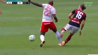 Hincha puso 185 mil para que Rodinei juegue el Flamengo-Inter y lo terminaron expulsando [VIDEO]