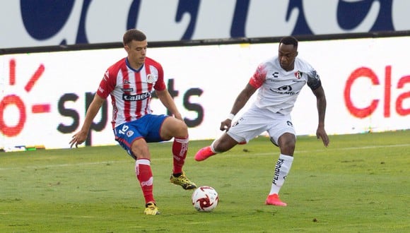 Atlético San Luis y Atlas empataron 1-1 en el cierre de la fecha 3 del Torneo Guard1anes 2020.