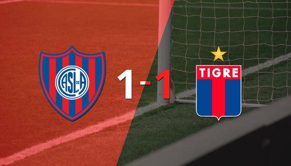 San Lorenzo y Tigre se repartieron los puntos en un 1 a 1