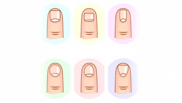 TEST DE PERSONALIDAD | En esta imagen se aprecian varios tipos de uña de mano. (Foto: namastest.net)