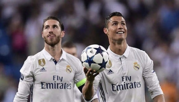 Sergio Ramos y Cristiano Ronaldo tienen una buena relación desde sus años en el Real Madrid. (Foto: Getty Images)