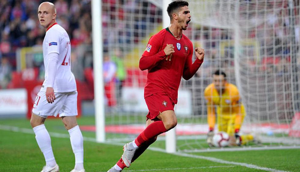 Portugal vs Polonia por la fecha 3 del grupo A-3 de la Liga de Naciones UEFA. (Getty)