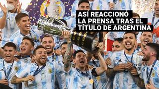 Copa América 2021: Así fue las reacciones tras el primer título de Lionel Messi con Argentina