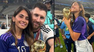 ¿Antonela Roccuzzo recibirá sanción de la FIFA por tocar y besar la copa del mundo?