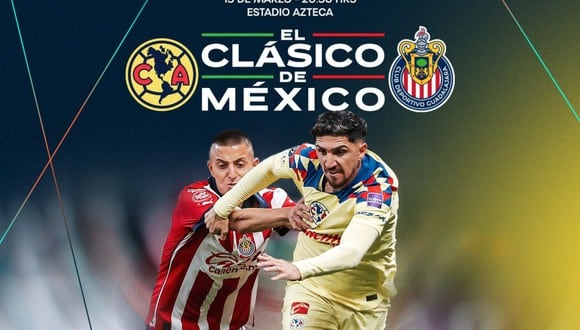 Clásico de vuelta entre el Club América y Chivas de Guadalajara por los octavos de final de la CONCACAF Champions | Foto: @ClubAmerica