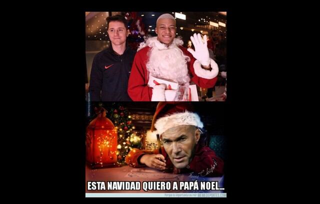 Los mejores memes de fútbol y Navidad que son furor en redes.