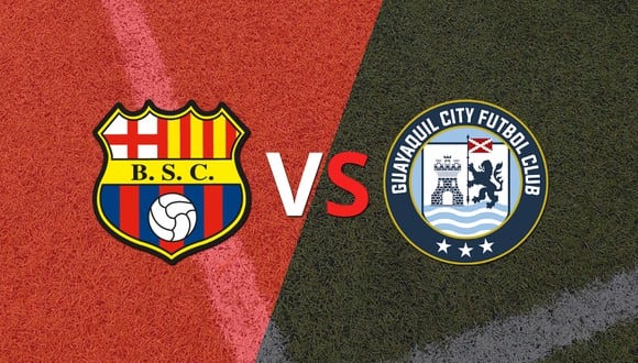 Se juega el segundo tiempo buscando el desempate entre Barcelona y Guayaquil City