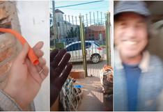 “Si tengo reja, boludo”: albañil es viral en TikTok por colocar así un timbre en una casa en Argentina