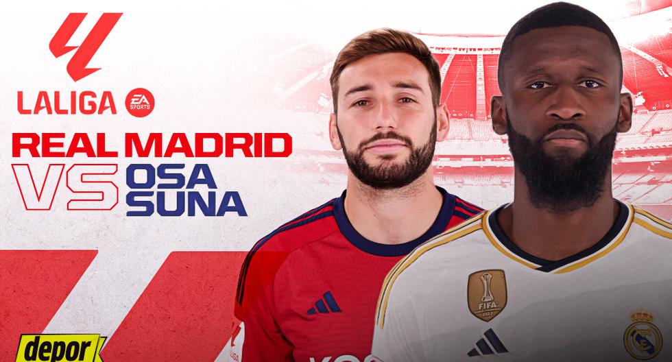 Link Real Madrid vs.  Osasuna Live |  Watch LaLiga live online today with DSports, DTVGO, Movistar, Sky Sports, DAZN and Futbol Libre |  Soccer-International