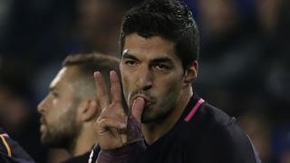 Doblete de Suárez y goleada: Barcelona venció 3-0 a Espanyol y se mantiene en la cima de la Liga