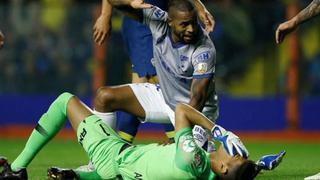 Por fractura de mandíbula: portero de Boca será operado tras duro choque en duelo ante Cruzeiro [VIDEO]