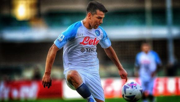 Hirving Lozano fue el futbolista más destacado del Napoli en la victoria ante Hellas Verona. (Foto: AFP)