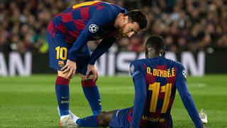 No importa cuándo leas esto: Ousmane Dembélé no termina el entrenamiento del Barcelona y se retira con el cuerpo médico