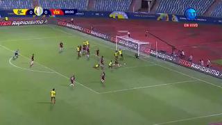 ¡Una Muralla! Doble reacción de Fariñez, responsable del empate entre Colombia vs. Venezuela [VIDEO]