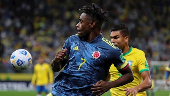 Brasil derrotó 1-0 a Colombia en el duelo por la Jornada 13 de las Eliminatorias Qatar 2022. (Fuente: EFE)