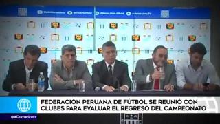 Liga 1: el fútbol peruano podría volver en agosto