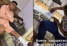 André Carrillo visitó a Paolo Hurtado tras quedarse fuera de la Copa América [VIDEO]