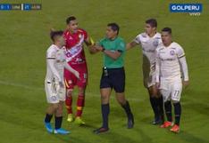 El error del árbitro que casi deja a Alejandro Hohberg fuera del clásico ante Alianza Lima [VIDEO]
