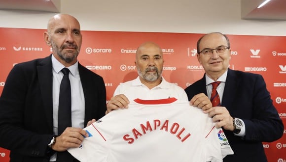 El entrenador argentino Jorge Sampaoli afronta su segunda etapa al mando del Sevilla. (Foto: Getty)
