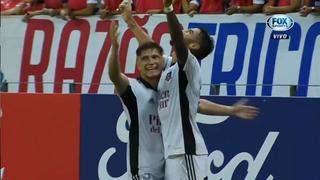Tras asistencia de Gabriel Costa: Juan Lucero anotó el 1-0 de Colo Colo vs. Fortaleza [VIDEO]
