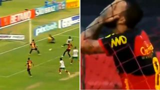 Video viral: Delantero falla imperdonable gol en el fútbol brasileño