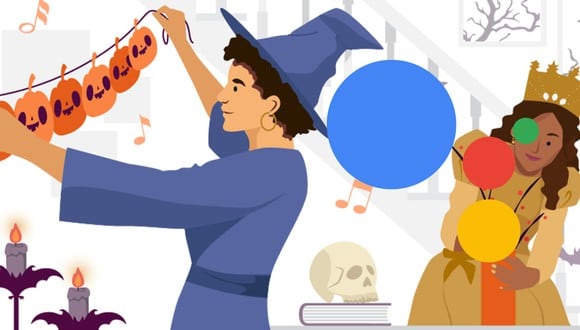 Conoce todos los comandos de voz que puedes usar en Google por Halloween. (Foto: Google)