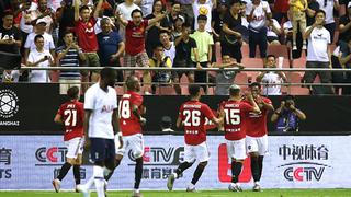 Manchester United venció 2-1 a Tottenham por International Champions Cup desde el Hongkou Stadium