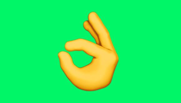 Conoce qué significa este extraño de la mano que forma una "O" en WhatsApp. (Foto: Emojipedia)