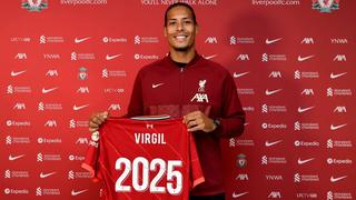Hay Virgil para rato: Liverpool anunció la renovación de Van Dijk hasta el 2025