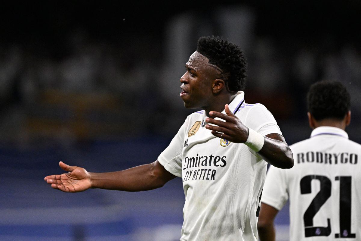 Vinícius gets tired of racism in LaLiga: “I will go to the end against the racists, even if it is far from Spain” |  Photo: AFP
