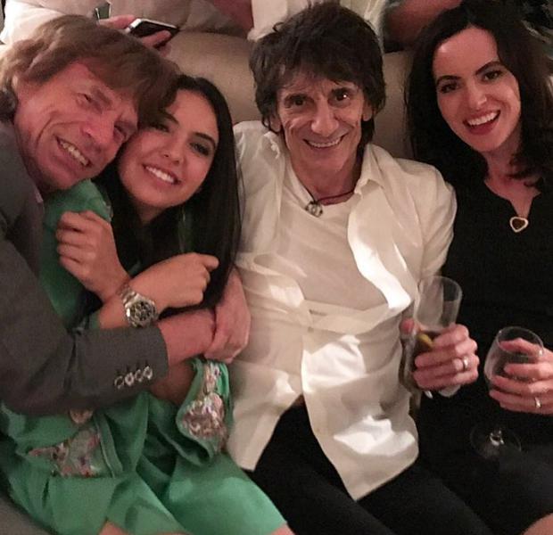 Noor Alfallah cuando aún era pareja de Mick Jagger (Foto: Noor Alfallah/Instagram)