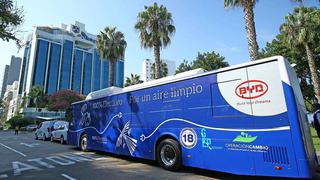 Así luce el primer bus eléctrico que recorrerá las calles de Lima