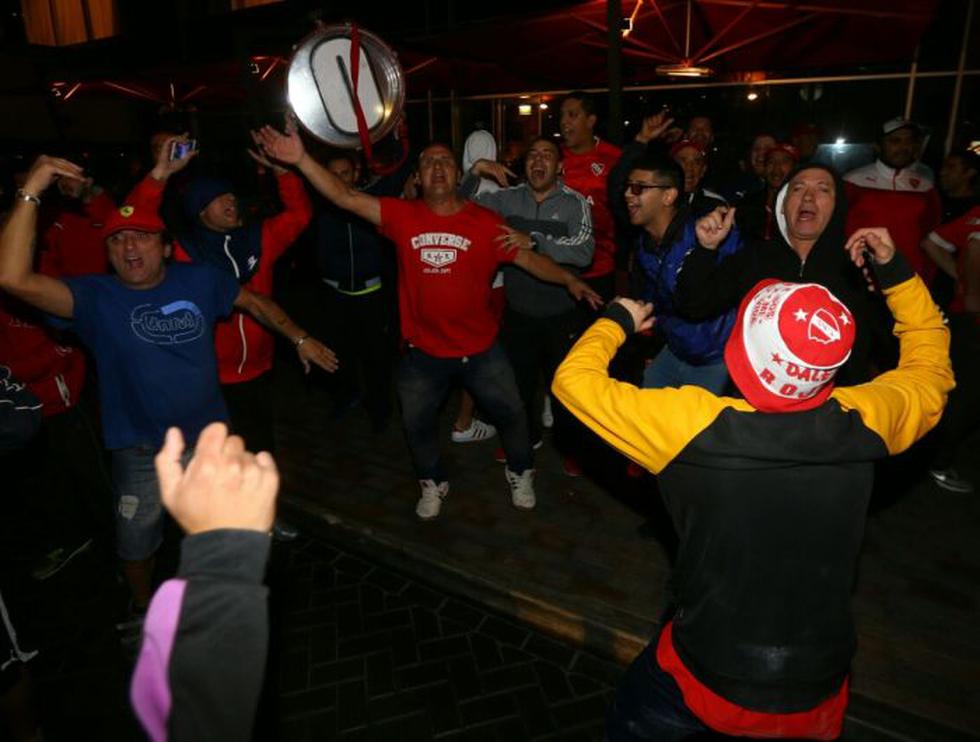 Alianza Lima: hinchas de Independiente armaron la fiesta en Miraflores (Francisco Neyra)