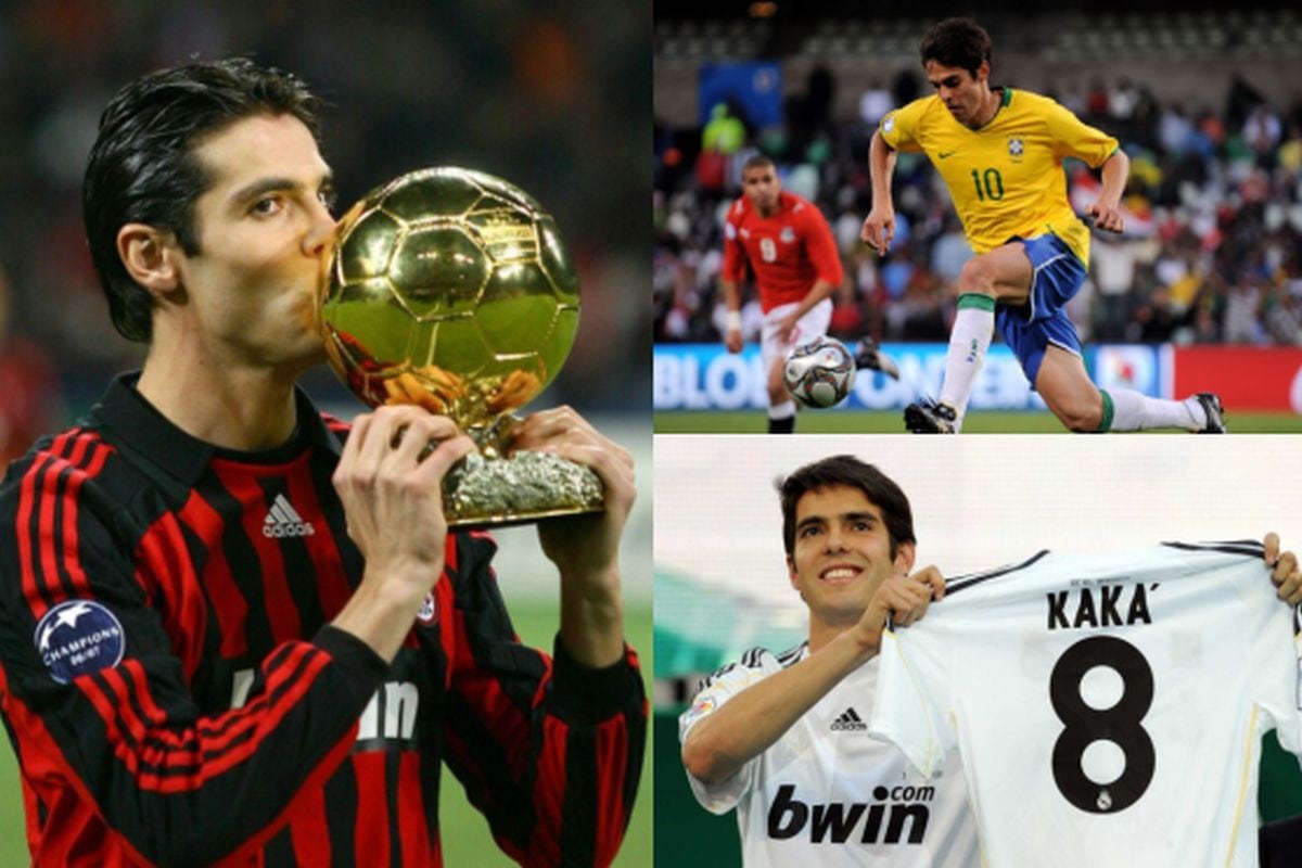 A nivel de clubes, Kaká jugó en Sao Paulo, AC Milan, Real Madrid y Orlando City SC. (Fotos: Difusión)