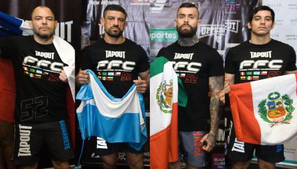 FFC: Perú, Chile, Argentina y México se enfrentan para determinar al próximo campeón internacional de MMA.