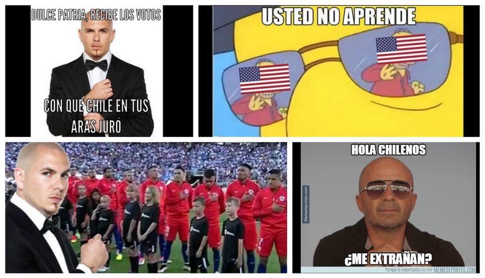 Los mejores memes del partido entre Argentina y Chile (Getty).