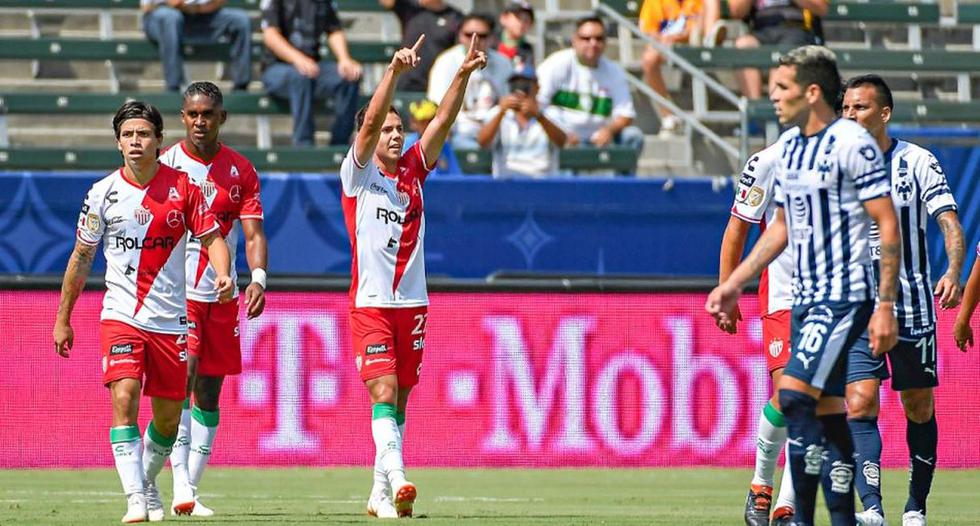 Monterrey cayó ante Necaxa por la Supercopa MX 2018 en el Estadio Stubhub. (@tdn_twit)