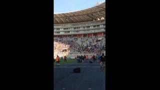 Alianza Lima: la pelea que desató en la tribuna sur entre sus propios hinchas [VIDEO]